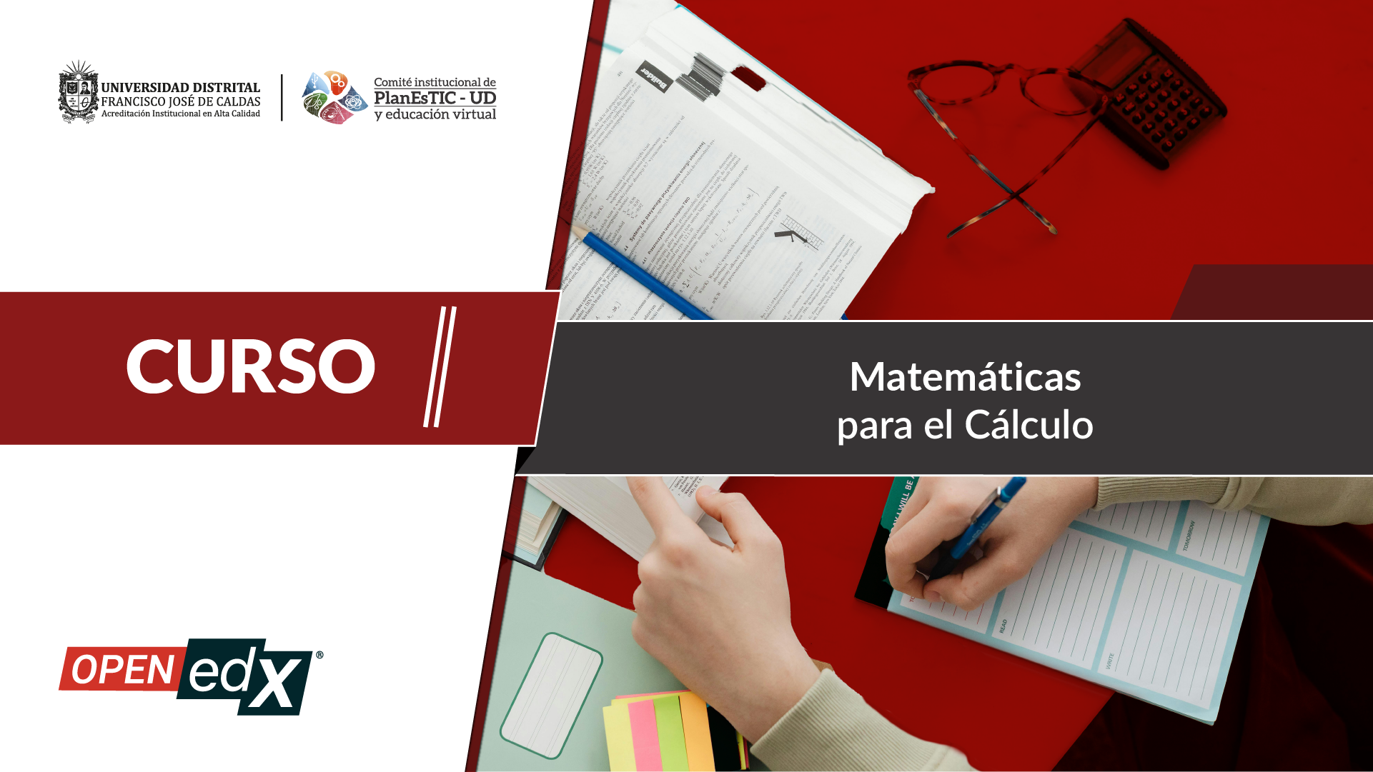 Matemáticas para el cálculo PDI001